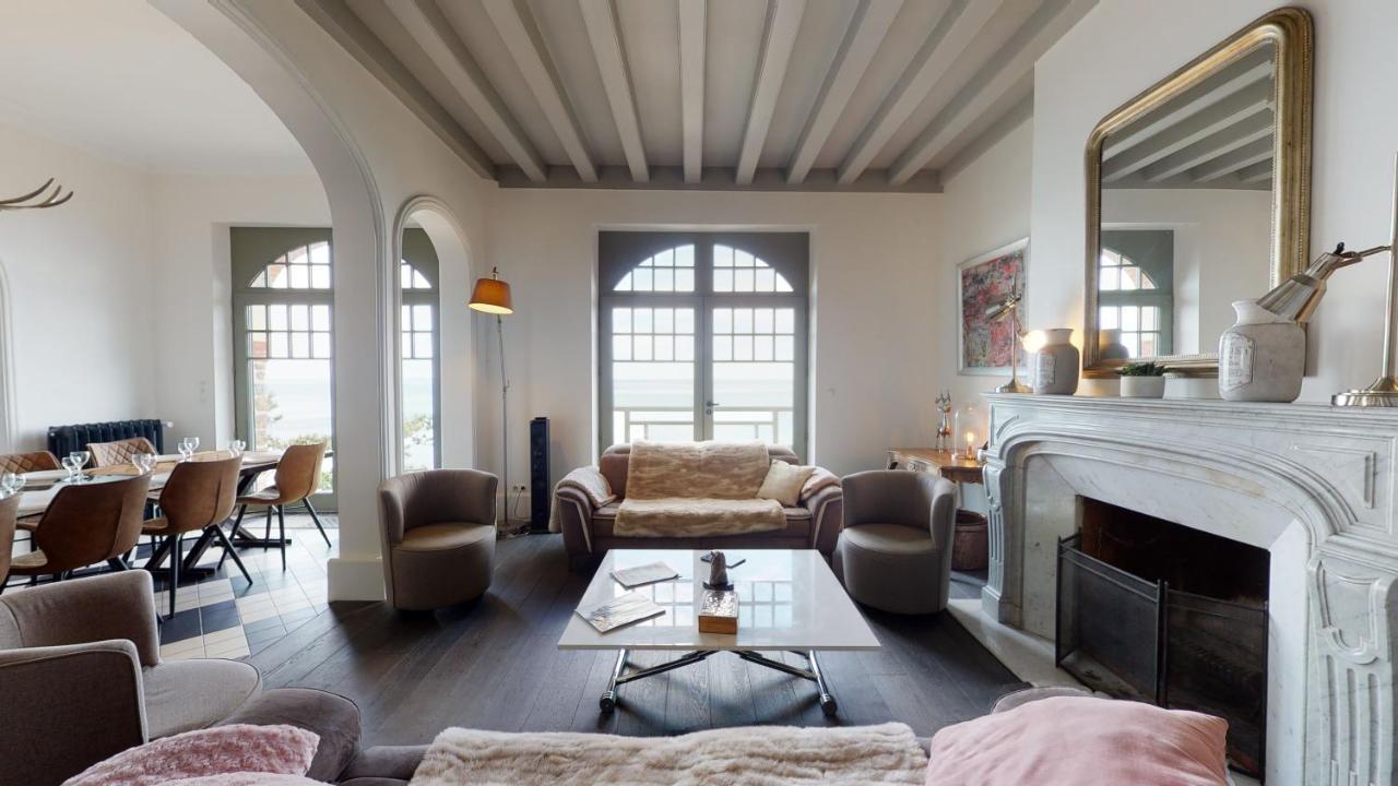 Les Roches Grises, Luxueuse Villa Face Mer, 4Etoiles, Spa Et Jardin Panoramique, Societe La Clef Decamp Гранвиль Экстерьер фото