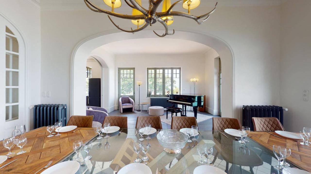 Les Roches Grises, Luxueuse Villa Face Mer, 4Etoiles, Spa Et Jardin Panoramique, Societe La Clef Decamp Гранвиль Экстерьер фото