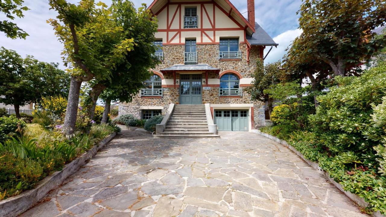 Les Roches Grises, Luxueuse Villa Face Mer, 4Etoiles, Spa Et Jardin Panoramique, Societe La Clef Decamp Гранвиль Экстерьер фото