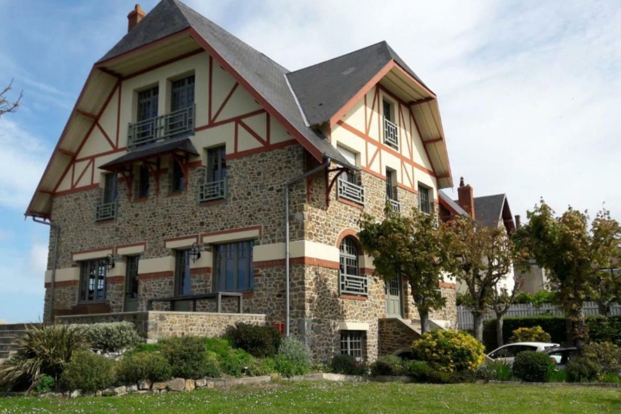 Les Roches Grises, Luxueuse Villa Face Mer, 4Etoiles, Spa Et Jardin Panoramique, Societe La Clef Decamp Гранвиль Экстерьер фото